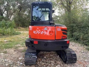 Mini-excavatrices Kubota KX165 d'occasion, excavatrices sur chenilles hydrauliques de 6 tonnes, haute puissance, avec accessoire de préhension, CE EPA - Product Image 4