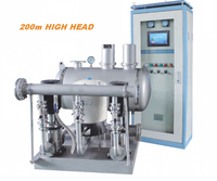 Sistem Pompa Booster VFD Seri CDLF 200m High Head SS304 Tekanan Konstan Kontrol Otomatis Penuh Umur Pakai Panjang untuk Suplai Air