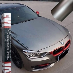 <span class=keywords><strong>Vinilo</strong></span> Adhesivo para Autos, Premium, 5x60 pies, Acabado Mate Satinado <span class=keywords><strong>Gris</strong></span> Cromo Hielo - Product Image 1