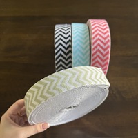Sangle en polypropylène jacquard ondulée durable personnalisée - Imprimable en deux couleurs pour les accessoires de marque, les sacs, les chaussures et les projets d'artisanat