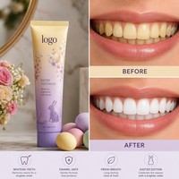 Dentifrice Naturel Anti-Caries aux Herbes, Formule Personnalisée OEM, Charbon, Gingembre, Propolis, Enzymes, Probiotiques, Marque Privée, Soins Bucco-Dentaires à Domicile