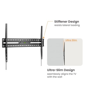 Vente en gros OEM ODM <span class=keywords><strong>Support</strong></span> <span class=keywords><strong>TV</strong></span> intelligent de 100 pouces Écran plat et grand <span class=keywords><strong>support</strong></span> <span class=keywords><strong>mural</strong></span> <span class=keywords><strong>TV</strong></span> fixe <span class=keywords><strong>incurvé</strong></span> <span class=keywords><strong>pour</strong></span> écran de 100 pouces Soporte <span class=keywords><strong>Tv</strong></span> - Product Image 2
