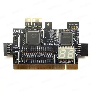 TL460S PLUS Universal PC PCI Motherboard Diagnostic Test Card MINI PCI-E LPC Analyzer Post Test DEBU
