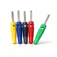 Connecteur électrique empilable à 7 broches avec fiche banane de 4 mm - Broche en cuivre avec prise de borne métallique pour les tests