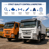 Восстановленный самосвал Howo NX 6x4, 400 л.с., двигатель Weichai, полный комплект запчастей для горнодобывающей и логистической техники