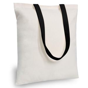 Sac fourre-tout en toile vierge coloré avec impression de logo, le mieux noté, pour publicité DIY et cadeaux promotionnels - Product Image 3