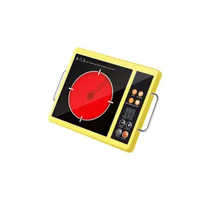 Wholesale Aluminum alloy yellow metal panel button knob 100V-220V infrared cooker for cooking