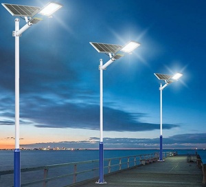 ไฟถนนโซลาร์เซลล์ LED กันน้ำ IP65 พร้อมแบตเตอรี่ในตัว วัสดุพลาสติก รับประกัน 5 ปี - Product Image 5