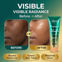 Lotion éclaircissante pour la peau à l'acide hyaluronique parfumée SPF20 Protection solaire Crème pour l'éclat du corps Longue durée Vitamine C E pour tous les types de peau