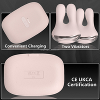 Bestbewerteter Brustwarzen- und Klitoris-Massager mit 4 Vibrationsmodi, leisem Motor und Geschenkbox-Verpackung 2026
