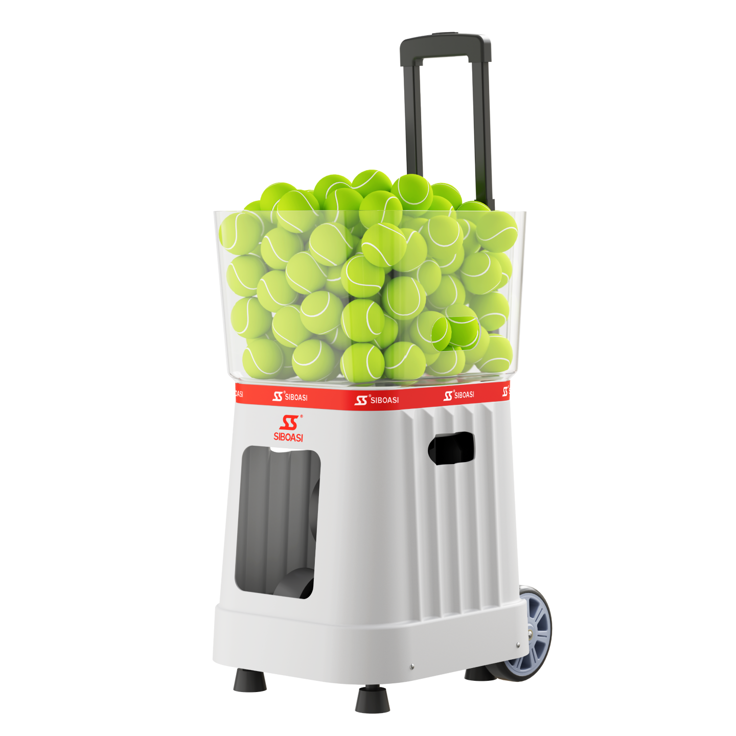 SIBOASI SW10-T7 T7 Pro Tennistrainer Professionelle Intelligente KI-Sprachsteuerung Ballmaschine Ferngesteuerte Datenübertragung Metall 100 Bälle****^^^^ https://www.siboasi.com
