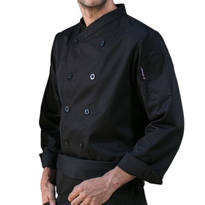 Diseños de Uniformes para Restaurantes, Chaqueta de Chef Ejecutiva Italiana con Logotipo, Uniforme de Chef para Hombre - Product Image 2