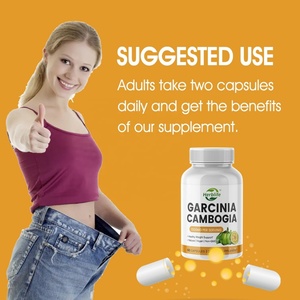 Cápsulas de Extracto de Garcinia Cambogia con Ácido Hidroxicítrico (HCA), Suplemento Herbal de Venta Caliente, OEM ODM - Product Image 4