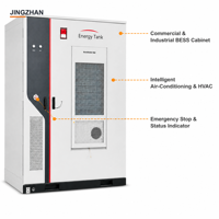 Système de stockage d'énergie industriel et commercial, armoire extérieure refroidie par air pour ferme solaire, support de réseau et utilisation en milieu utilitaire
