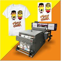 Printer Label DTF 24-Inci I3200 dengan Kepala Cetak Baru yang Laris Terjual, 650mm Inkjet Otomatis dengan Tinta Pigmen.
