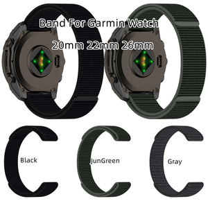 Smartwatch Quick Fit Release Band Sport Nylon Correa de reloj para <span class=keywords><strong>Garmin</strong></span> Fenix 8 7 6 5 E Quatix7 pro Descent <span class=keywords><strong>EPIX</strong></span> - Product Image 5