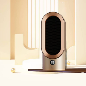 เครื่องทำความร้อนพัดลมไฟฟ้าอัจฉริยะแบบพกพาสำหรับใช้ในอาคารอาคารดีไซน์หอคอยขนาดเล็กพร้อมฟังก์ชั่นให้แสงสว่างสำหรับห้องนอนบ้านสำนักงานห้องนั่งเล่น - Product Image 4