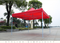 Tente gazebo 3x3 robuste personnalisée pour les fêtes en plein air, les mariages et les événements-Tente d'exposition pop-up imperméable pour les salons professionnels, le camping