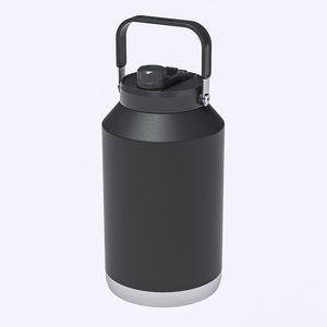 4 <strong>Litre</strong> Bpa Free Large Capacity Wide Mouth 128 oz <strong>1</strong> Gallon <strong>Stainless</strong> <strong>Steel</strong> Insulated <strong>Water</strong> <strong>Bottle</strong> With Straw and Sleeve - Product Image 2
