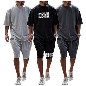 Tuta Sportiva Personalizzata con Logo per Squadre, Set <span class=keywords><strong>di</strong></span> <span class=keywords><strong>Abbigliamento</strong></span> Sportivo da <span class=keywords><strong>Uomo</strong></span> in Due Pezzi - Product Image 1