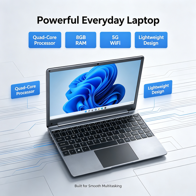 Personal Home Laptop Computer 14 Inch Ordinateur Portable N4020 RAM 8GB+256GB/512GB SSD Wins 11 Education Laptop Notebook