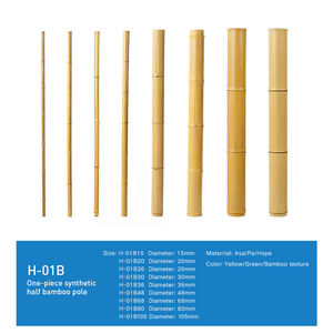 Poteau en <span class=keywords><strong>bambou</strong></span> artificiel résistant aux UV et durable pour clôtures de jardin et écrans décoratifs extérieurs en <span class=keywords><strong>bambou</strong></span> - Product Image 4