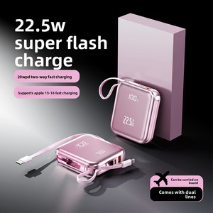 Vente en gros de batteries externes certifiées 3C à charge rapide 22,5 W en PVC, 20 000 <span class=keywords><strong>mAh</strong></span>, haute capacité, mini alimentation portable pour téléphone portable, lithium - Product Image 4