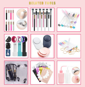 <span class=keywords><strong>Botella</strong></span> con Bomba para Champú de Pestañas, Color Rosa Mate Nude de Lujo, Kit de Limpiador de Pestañas con Cepillo - Product Image 6