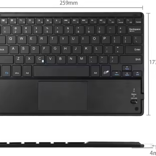 Fast Delivery for Smart Wireless Blue Tooth Keyboard With Touchpad for iPad