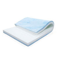 Komfortable Gel-Memory-Foam-Matratze Langsam Rückfedernde Bettauflage Guter Schlaf Dünne Doppelbett-Matratzenauflage Wohnmöbel Modern