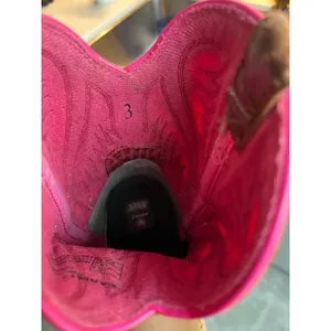 Stivali da cowboy Ariat in pelle marrone per bambini, taglia 3 - Product Image 1