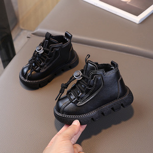 Botas de Invierno Casuales para Niños, de Moda, Alta Calidad, Estilo Western, Antideslizantes, de Cuero PU - Product Image 2