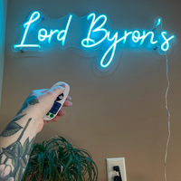 Drop Shipping Décoration de magasin de fumée intérieure Lettres acryliques Enseigne néon flexible à LED