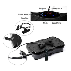 Máy Mát Xa Lắc Vừa Vặn Tập Luyện Cardio Và Máy Định Hình Cơ Thể Tấm Rung Máy Tập Thể Dục Nền Rung - Product Image 4