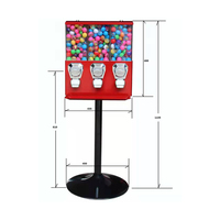 Monnayeur cadeau table top bubble-gum-gum gumball personnalisé candy vending machine