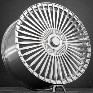 Forged Hub Forged <b>Wheel</b> Structure 19inch 20inch 21inch 22inch 23inch Polished with Inner Rim Barrel <b>Brushed</b> - Product Image 1