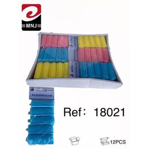 Mnj Nylon Hair Rollers 2.5Cm For Curling 12Pcs - Product Image 3