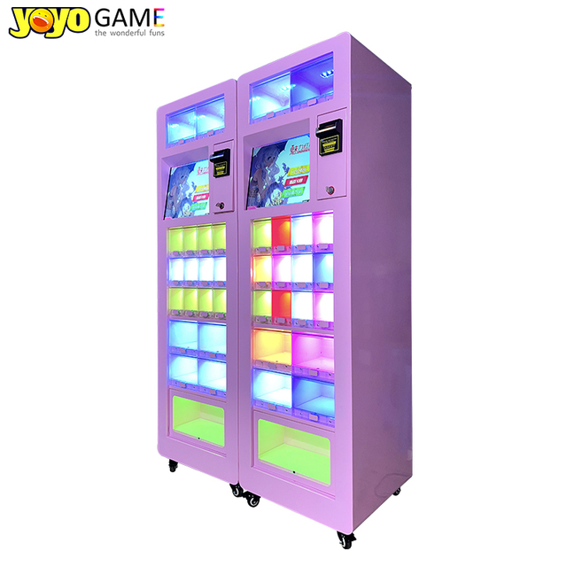 Lipstick Challenge Crane Machine Arcade Game Touch Screen Perfume Cosmetics Locker-style Vending Machine with Bill Acceptor