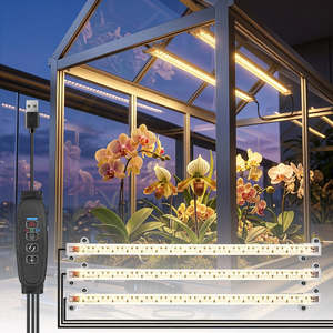 Barre lumineuse LED dimmable 5V à spectre complet pour plantes d'intérieur, fleurs et micro-pousses avec minuterie - Product Image 1
