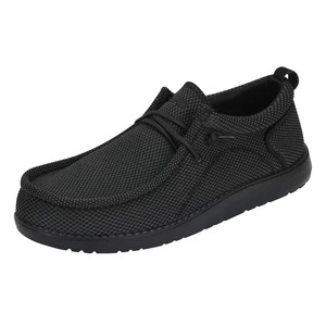 Mocassins à enfiler décontractés en toile style bateau pour hommes - Product Image 1