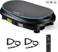 Federbelastete Vibrationsplattform mit 150 kg Tragkraft, LCD-Touchscreen, für Heimfitness und Körperformung, CE- und BSCI-zertifiziert, OEM-anpassbar