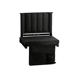 Sedia Pieghevole Portatile in Tessuto Oxford con Tracolla, Schienale Pieghevole e Seduta Larga Imbottita per Campeggio, Palestra, <span class=keywords><strong>Calcio</strong></span> - Product Image 1