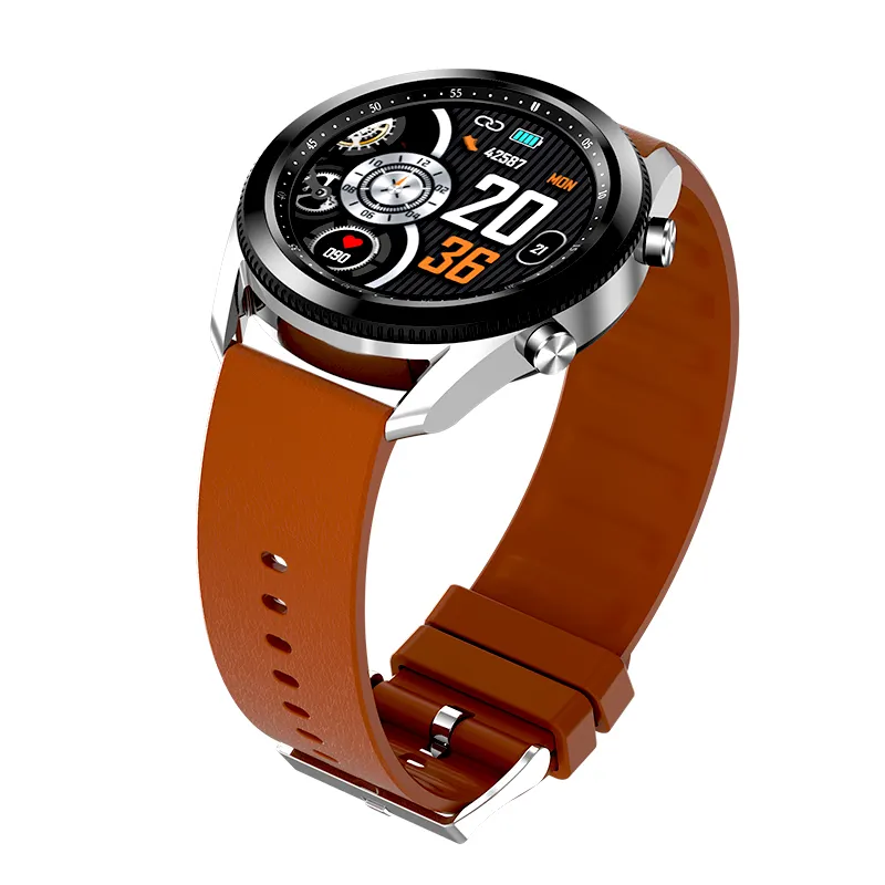 bluetooth Call Smart Watch F5 with IPS Color Full Round Screen RTL8762C knob Rotating Bezel Customize Watch Face Smartwatch