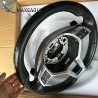 Volant sport en cuir et fibre de carbone forgée pour Mercedes Classe C Classe E W204 W212 C63 E63 AMG SLK CLS Accessoires auto
