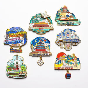 कस्टम उभरा फ्रिज चुंबक जानवर एनमेल रेफ्रिजरेटर चुंबक धातु एल्यूमीनियम मैग्नेट - Product Image 2