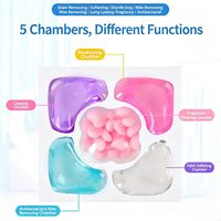 Bayexing OEM ODM Capsules de lessive personnalisées avec logo privé, détergent liquide multi-effets, 70-75% d'ingrédients actifs, nettoyage en profondeur, sur mesure