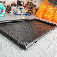 Haute qualité étanche PVC collecteur d'eau confinement lavage gonflable tapis de lavage de voiture