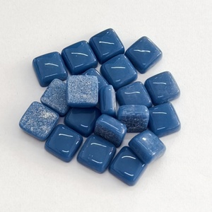 Piastrelle Lucide in Vetro Blu Giada, Kit Fai-da-Te per Mosaici, Materiali per Artigianato - Product Image 2