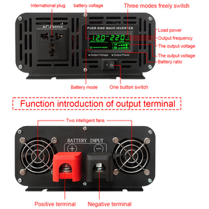 HOULI 4000 W 12V <span class=keywords><strong>48</strong></span> Volts Dc <span class=keywords><strong>220</strong></span> Volts Ac onduleur onde sinusoïdale Pure 4000 watts onduleur Onda Pura - Product Image 5
