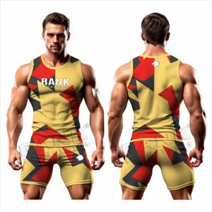 Conjuntos de Rash Guard para Hombre de Material Duradero de Alta Calidad, Ropa Deportiva con Diseño Personalizado, Precio al por Mayor - Product Image 3